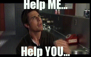 這集的龐德對女主角，內心有些時候可能是這狀態：Help me, help you - 出自 Jerry Maguire 《征服情海》